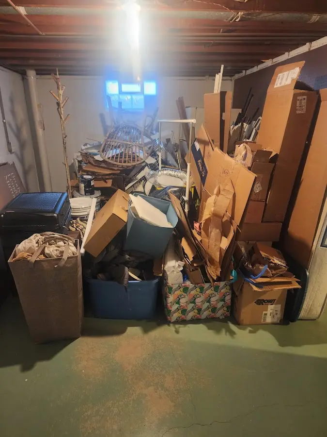 Roll-off dumpster container at job site for Concrete Dumpster Rental in Westover